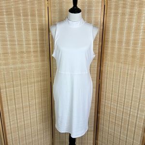 Lovers & Friends White Ribbed Bodycon Mini Dress